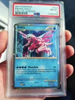 Palkia SL8 Call of Legends Holo Secret Rare Shiny Shining Pokemon Card PSA 8 N/M - Image 3
