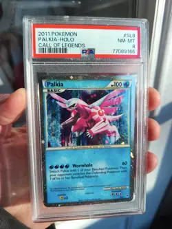 Palkia SL8 Call of Legends Holo Secret Rare Shiny Shining Pokemon Card PSA 8 N/M - Image 4