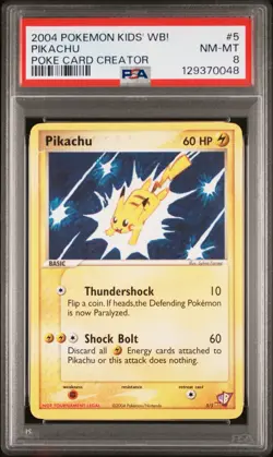 PIKACHU 5/5 TORCHIC 3/5 TREECKO 1/5 WURMPLE 2/5 MUDKIP 4/5 WB Poke Card Creator - Image 2