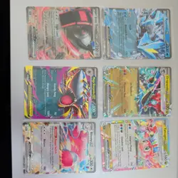 Pokemon TCG 6 x EX Cards (PHF, SSP, TVM, BLK, & SVI) Bulk Bundle - Image 1