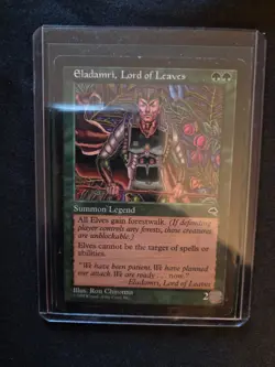 MTG Eladamri, Lord of Leaves, Tempest release Regular RARE from 1997 VG cond. - Image 1