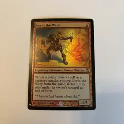 Norin the Wary NM Mystery Booster Time Spiral FOIL English MTG 55 Human Warrior - Image 1