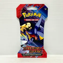 1x Destined Rivals - Scarlet & Violet Sealed Pokemon Card Sleeved Booster Pack - Image 1