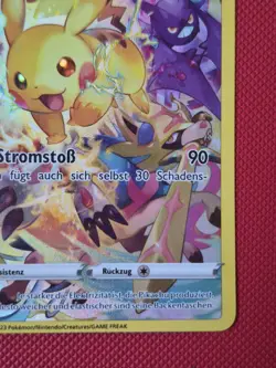 Pikachu CRZ 160 Deutsch Crown Zenith Pokemonkarte Near Mint Zenit Der Konige DE - Image 3
