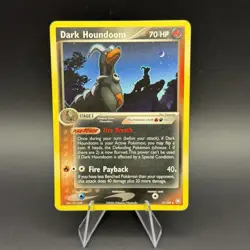 Dark Houndoom 37/109 Team Rocket Returns Regular Vintage Pokemon TCG - Image 1