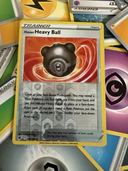Hisuian Heavy Ball #146 Reverse Holo Pokemon Astral Radiance - Image 1
