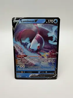 Pokemon TCG Lumineon V Ultra Rare Brilliant Stars 040/172 Full Art NM/M - Image 1