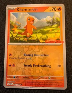 Charmander - (GameStop Exclusive) 004/165 Miscellaneous Cards & Products Reverse - Image 1