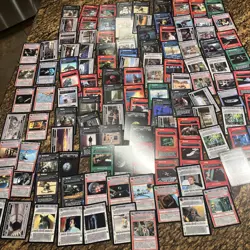 117 Decipher 1998 Star Wars Card Lot Unplayed Cards - Image 1