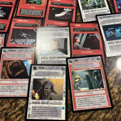117 Decipher 1998 Star Wars Card Lot Unplayed Cards - Image 5