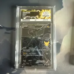 Pokemon TCG Zekrom Card Celebrations Classic Collection 114/114 ACE 10 Gem Mint - Image 1