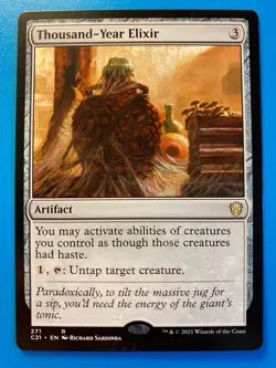 MTG 1x Thousand-Year Elixir # 271 Commander 2021 Magic the Gathering Card x1 NM - Image 1
