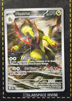 2025 POKEMON BLK EN-BLACK BOLT ILLUSTRATION RARE #147 HAXORUS - Image 1