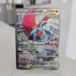 Pokemon TCG Roaring Moon EX Paradox Rift 251/182 Holo Special Illustration Rare - Image 1