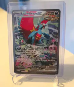 Pokemon TCG Roaring Moon EX Paradox Rift 251/182 Holo Special Illustration Rare - Image 2