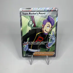 Pokemon TEAM ROCKET'S PETREL 226/182 - Destined Rivals - RARE FULL ART - Image 1
