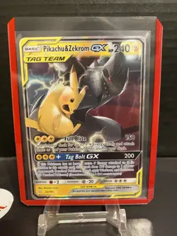 Pokemon TCG Pikachu and Zekrom GX Tag Team 33/181 Near Mint - Image 1