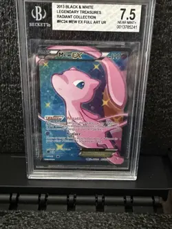 Pokemon Mew EX Full Art Ultra Rare Holo RC24/RC25 Legendary Treasures BGS 7.5 - Image 1
