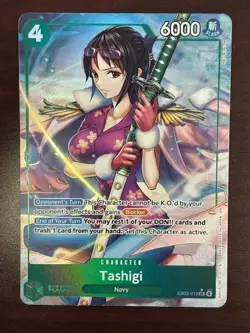 One Piece EB03 Heroines Edition Tashigi SR ALT ART AA EB03-018 ENGLISH NM - Image 1