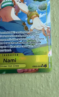 Nami (Alternate Art) EB03-053 Extra Booster: One Piece Heroines Edition NM - Image 5