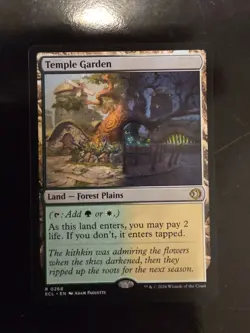 MTG Temple Garden Lorwyn Eclipsed 268 TCG Rare Dual Land Shock Land NM - Image 1