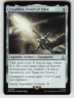 Excalibur, Sword of Eden *Foil* ACR 72 NM - Image 1