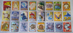 Vintage 1999 Pokemon Merlin Sticker Lot Of 24 - Image 1