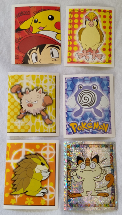 Vintage 1999 Pokemon Merlin Sticker Lot Of 24 - Image 3