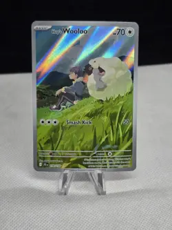 2025 Pokemon Journey Together HOP'S WOOLOO 170/159 Illustration Rare - Image 1