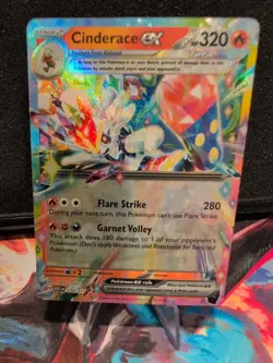 Cinderace ex 038/217 - Pokemon TCG Ascended Heroes Double Rare - NM Pack Fresh - Image 2