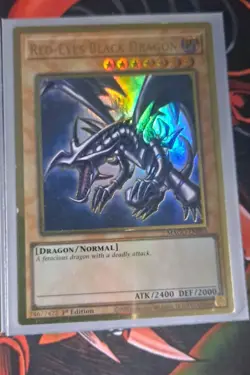 2x 🔥 YUGIOH • RED EYES BLACK DRAGON • ULTRA RARE • MAGO-ENEN003 • 1ST • NM 🔥 - Image 3