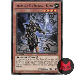 Yugioh Legendary Six Samurai - Kizan SDWA-EN016 Common 1st Edition LP - Image 1