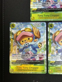 One Piece Card Game Tony Tony Chopper ST29-007 Holo Egghead Straw Hat Crew NM - Image 3