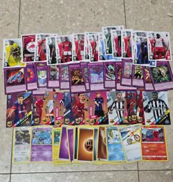 Lot 60 Cards Panini 365/Topps Match Attax/Yugioh/Pokemon Mix - Image 1
