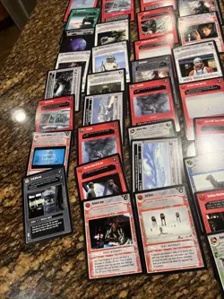 140 Decipher 1996 Star Wars Card Lot Unplayed Cards - Image 4