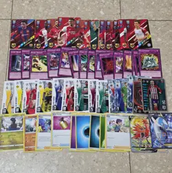 Lot 60 Cards Panini 365/Topps Match Attax/Yugioh/Pokemon Mix - Image 1