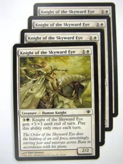 MTG Magic Cards: KNIGHT OF THE SKYWARD EYE x4 # 8E53 - Image 1