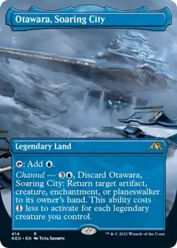 MTG Otawara, Soaring City (Borderless) - 414 / English / Near Mint - Image 1
