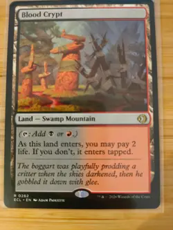 MTG Blood Crypt 0262 Lorwyn Eclipsed M/NM Free UK P&P - Image 1