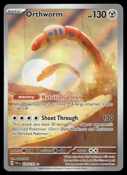 ORTHWORM - 224/193 Illustration Rare Paldea Evolved Pokemon NM - Image 1