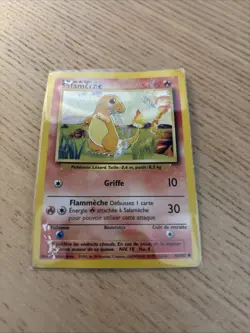 Carte Pokemon Salameche 46/102 Edition 1 - Set de Base - FR - Image 1