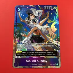 One Piece CCG | (Ms. All Sunday | OP04-064) | SR Alt Art Rare English Card TCG - Image 1