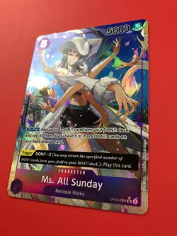 One Piece CCG | (Ms. All Sunday | OP04-064) | SR Alt Art Rare English Card TCG - Image 4