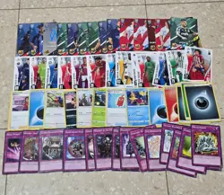 Lot 60 Cards Panini 365/Topps Match Attax/Yugioh/Pokemon Mix - Image 1