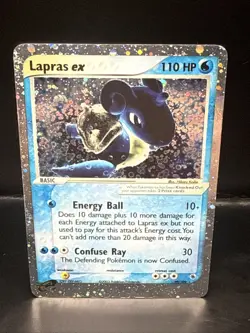 Pokemon Lapras ex EX Ruby & Sapphire 99/109 Holo Ultra Rare 2003 Card A - Image 1