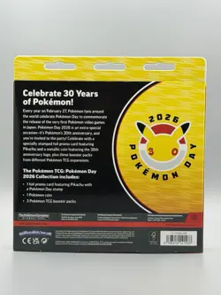 New Sealed Pokemon Day 2026 Collection, 3 Packs & Pikachu Promo IN HAND ! - Image 3