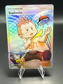 Pokemon Sophocles (Full Art) 146/147 SM - Burning Shadows Ultra Rare - Image 1