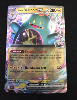 Pokemon TCG Ionos Bellibolt EX 53/159 Journey Together NM - Image 1