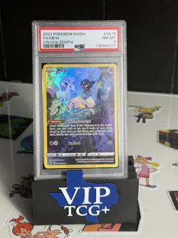 2023 Pokemon Sword And Shield Crown Zenith Fa Mew #GG10 PSA 8 - Image 1