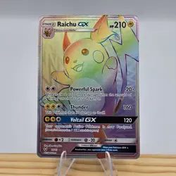 Raichu GX - 75/73 - Secret Rare LP Pokemon SM - Shining Legends - Image 1